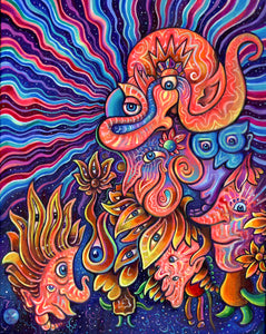 Don’t Forget To Worship The Sun Original Painting
