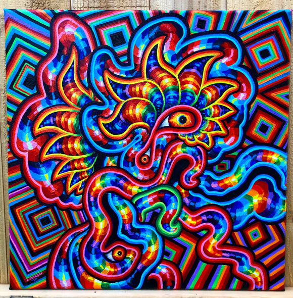 The Buzzing Abyss Original Painting