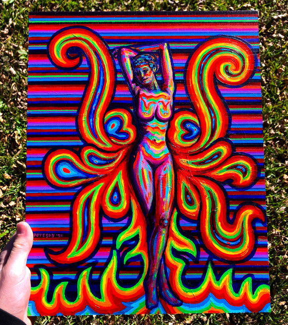 Tryptamine Mary Original Painting