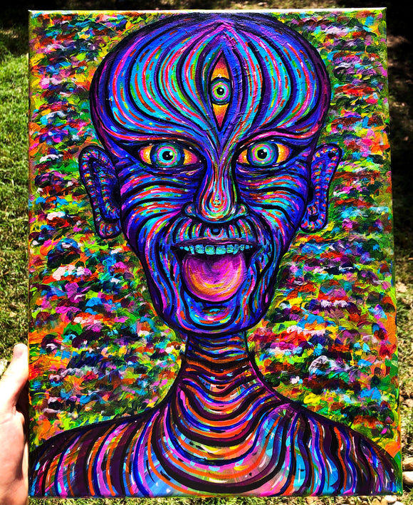 Crazyface Original Painting