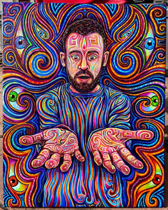 Dissolution of Self Portrait original painting