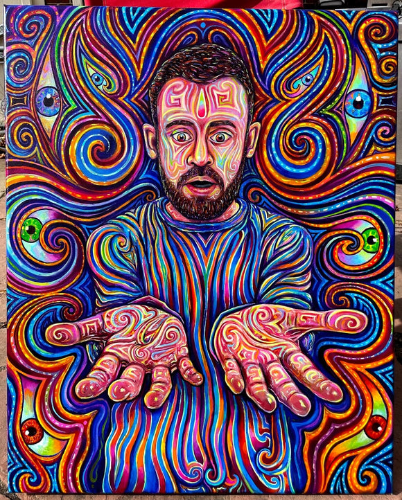 Dissolution of Self Portrait original painting