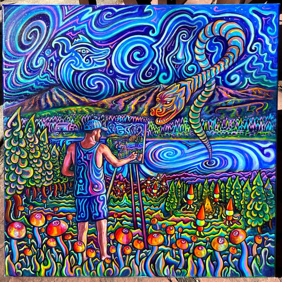 Astral Plein Original Painting